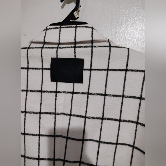 HUGO BOSS Women's Windowpane Check Blazer Size 10 NEW - Picture 8 of 8